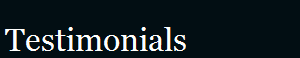 Testimonials